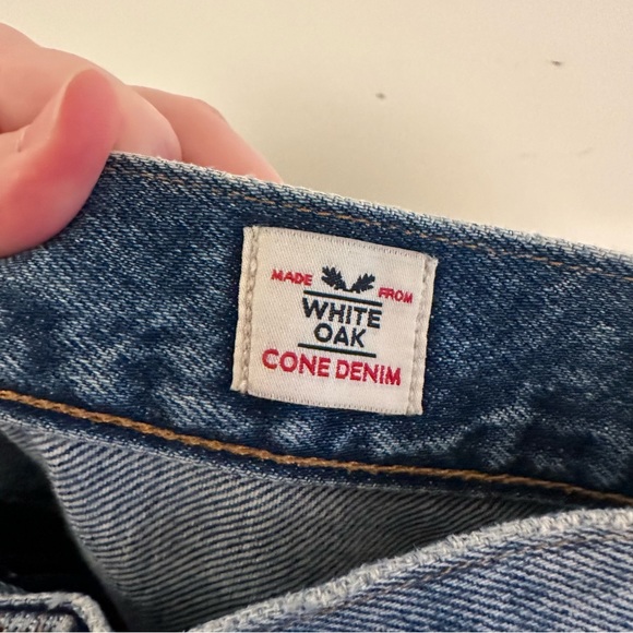 Levi's Selvedge High Rise Button Front Distressed Jean - Picture 8 of 9